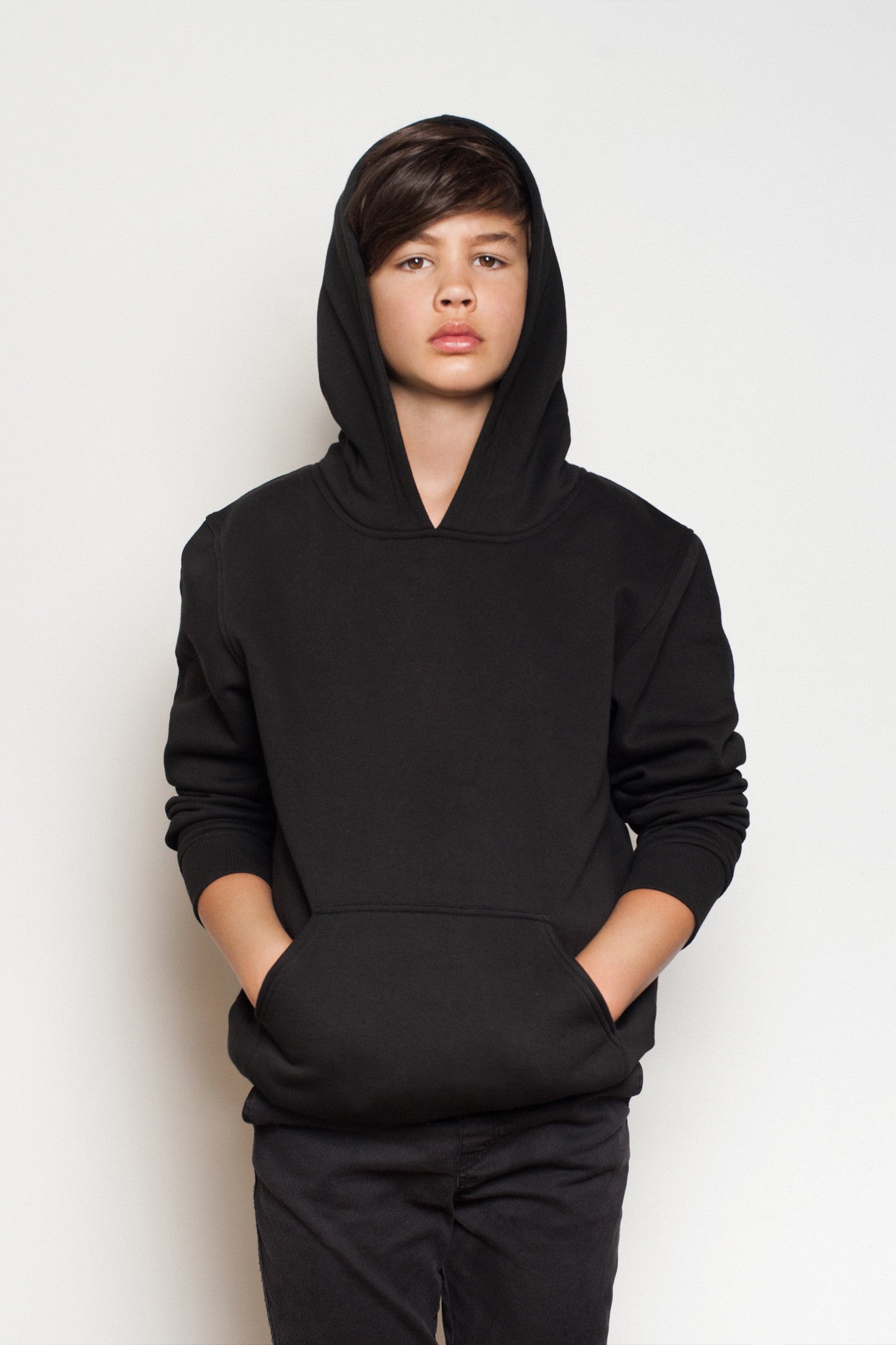 HERO-2020 Youth Blank Hoodie - Black