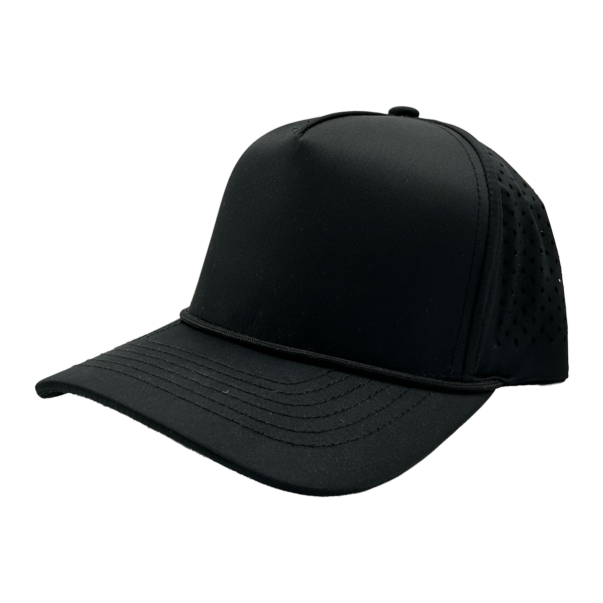 NISSI CAPS 5 Panels Droplets Mesh Cap With Rope