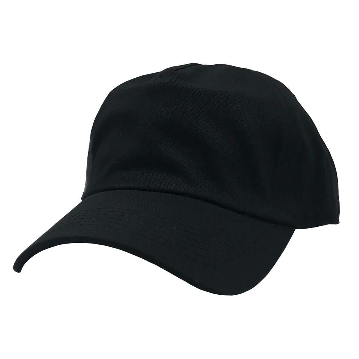 NISSI CAPS GN-1004P5, - Washed Cotton Dad Caps, Black
