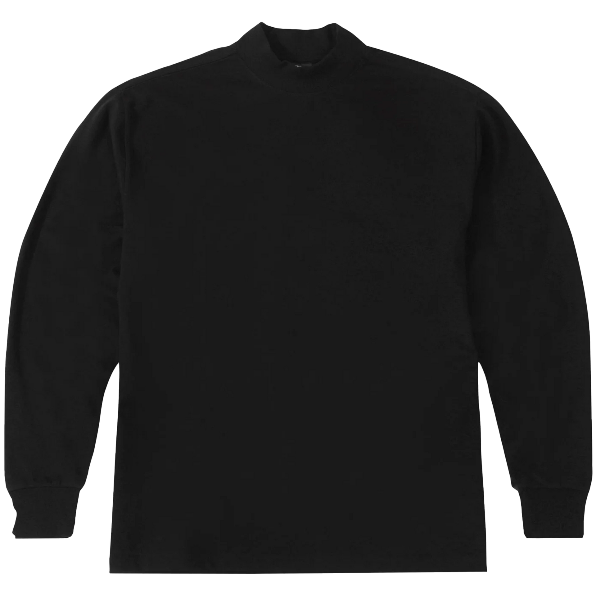 7030 - Dri Ease Heavy Mockneck Long Black AXISM COTTON / POLYESTER CREWS DRI EASE MEN MIDWEIGHT REGULAR tearaway