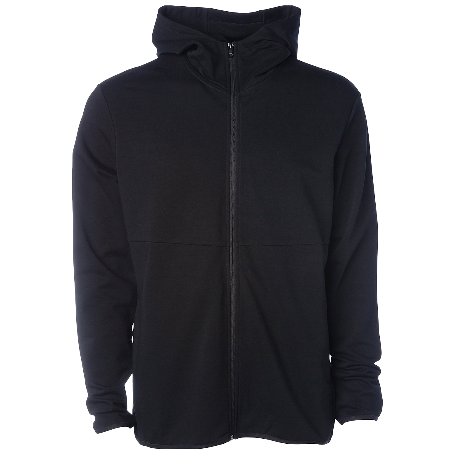 EXP30PZ - Men's Perform Zip Hood Black COTTON EXP30PZ EXPEDITION INDEPENDENT MEN moisture wicking PERFORMANCE POLYESTER REGULAR SPANDEX tearaway