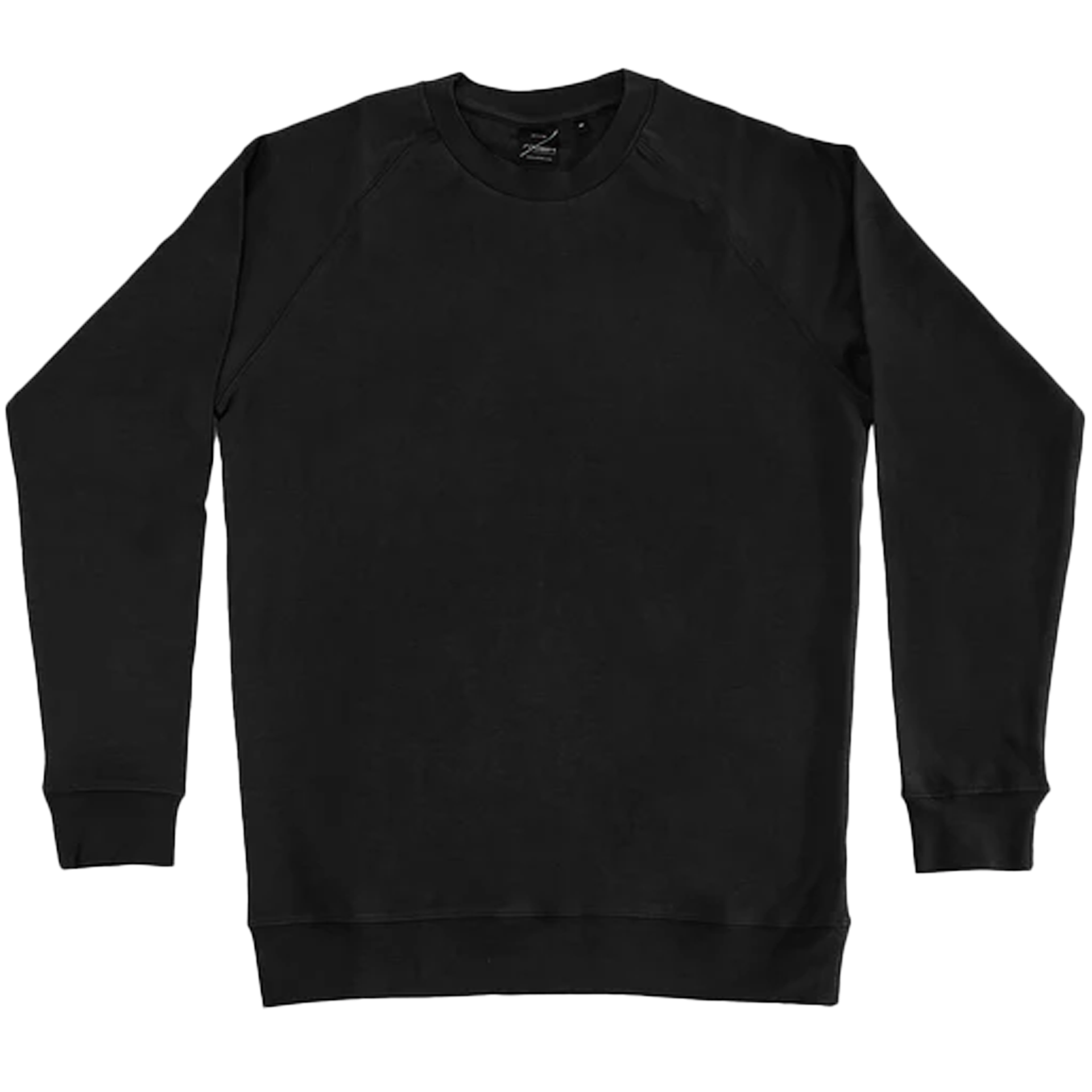 7118 - Unisex Lightweight Crewneck Black 7118 AXISM COTTON / POLYESTER Lightweight REGULAR tearaway UNISEX