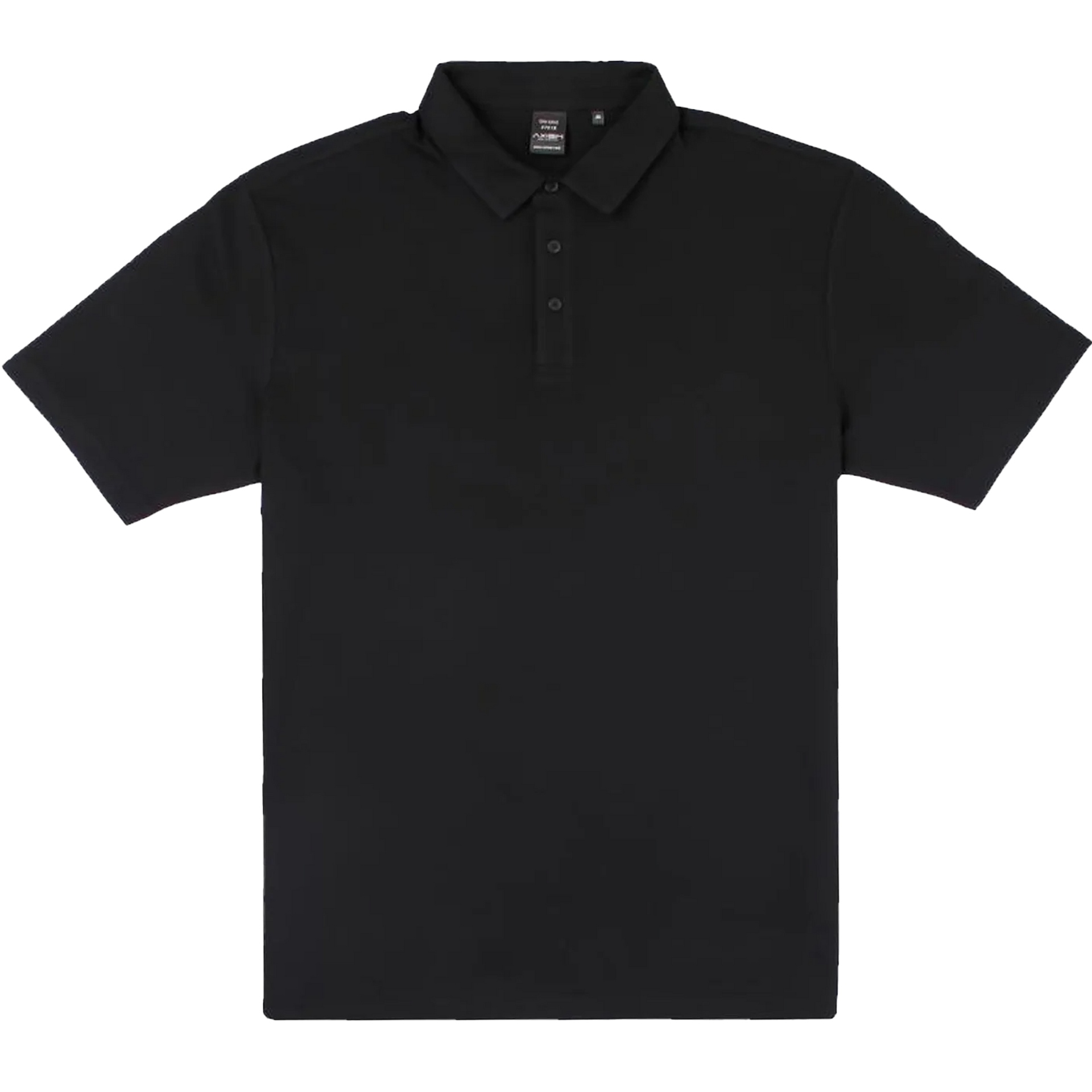 7018 - Dri Ease Polo Shirt Black AXISM COTTON / POLYESTER DRI EASE MEN MIDWEIGHT POLO REGULAR tearaway