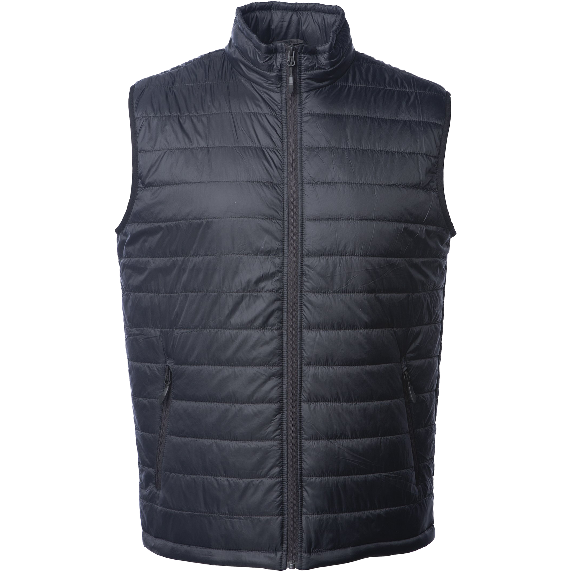 EXP120PFV - Men's Hyper-loft Puffy Vest Black EXPEDITION INDEPENDENT MEN MEN TEE mens NYLON OUTERWEAR PERFORMANCE POLYESTER REGULAR VEST VESTS ZIPS