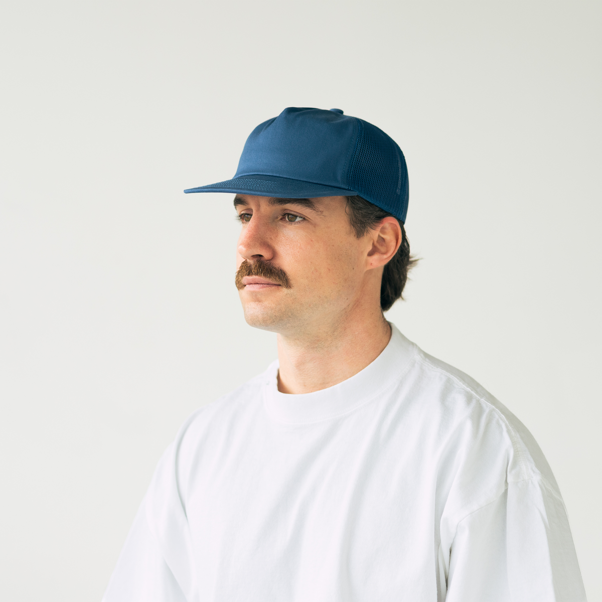 BLNKSMADE C5200-MT, | The Mesh Trucker Cap, Blue