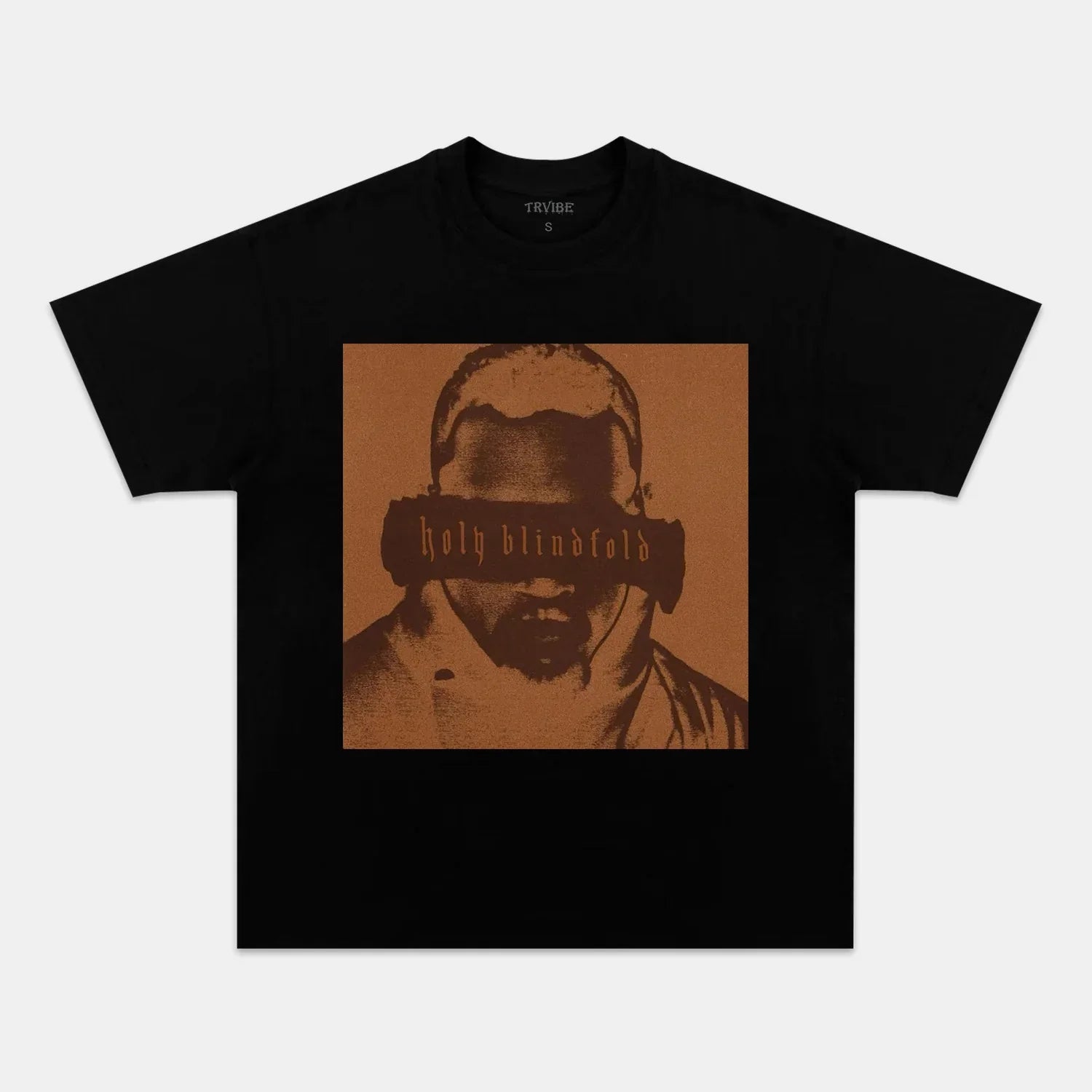 Chris Brown: Holy Blindfold Tee BLACK TEE Chrisbrown holy blindfold MUSIC POP
