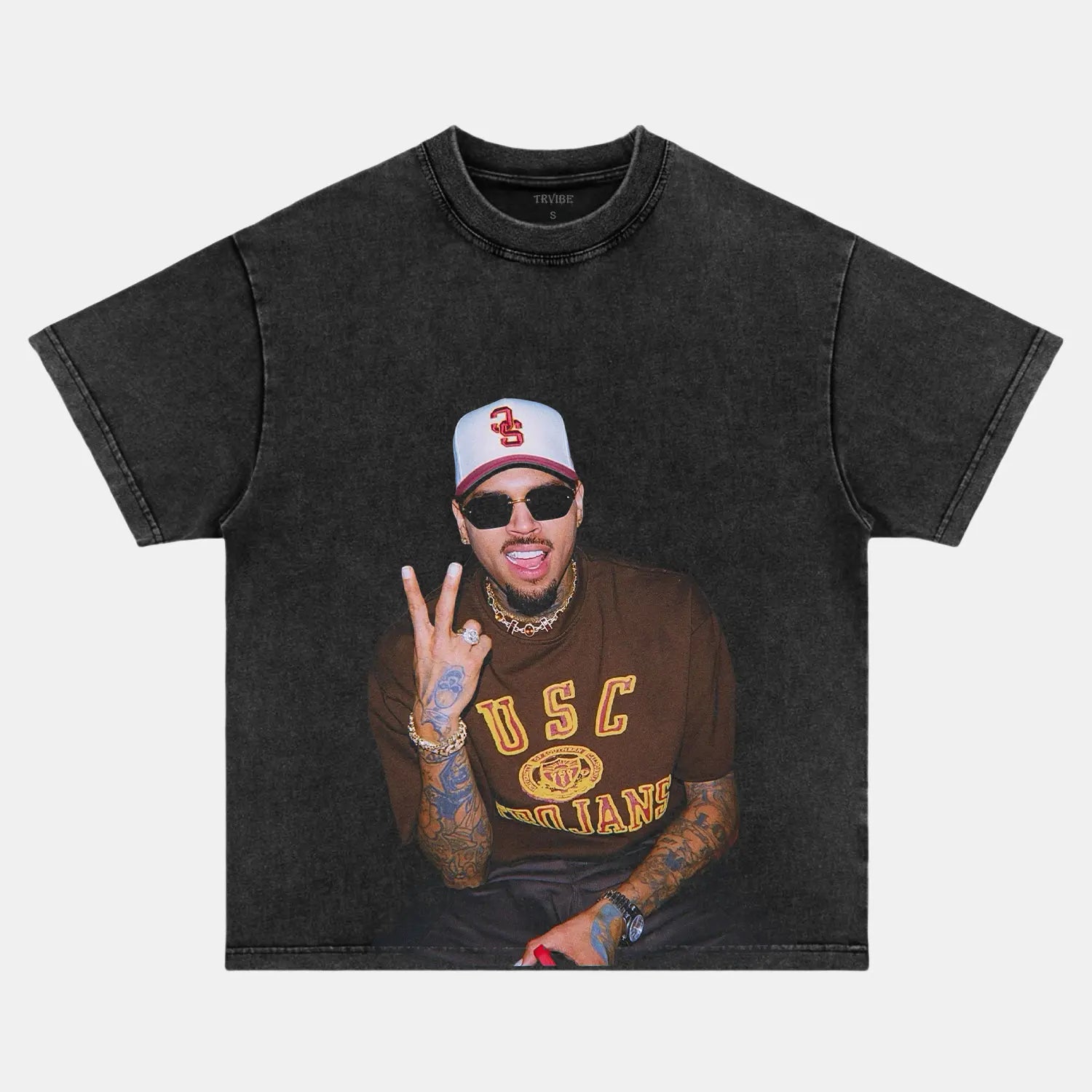 Chris Brown: Music Icon Tee V17 Chrisbrown HIP HOP MUSIC