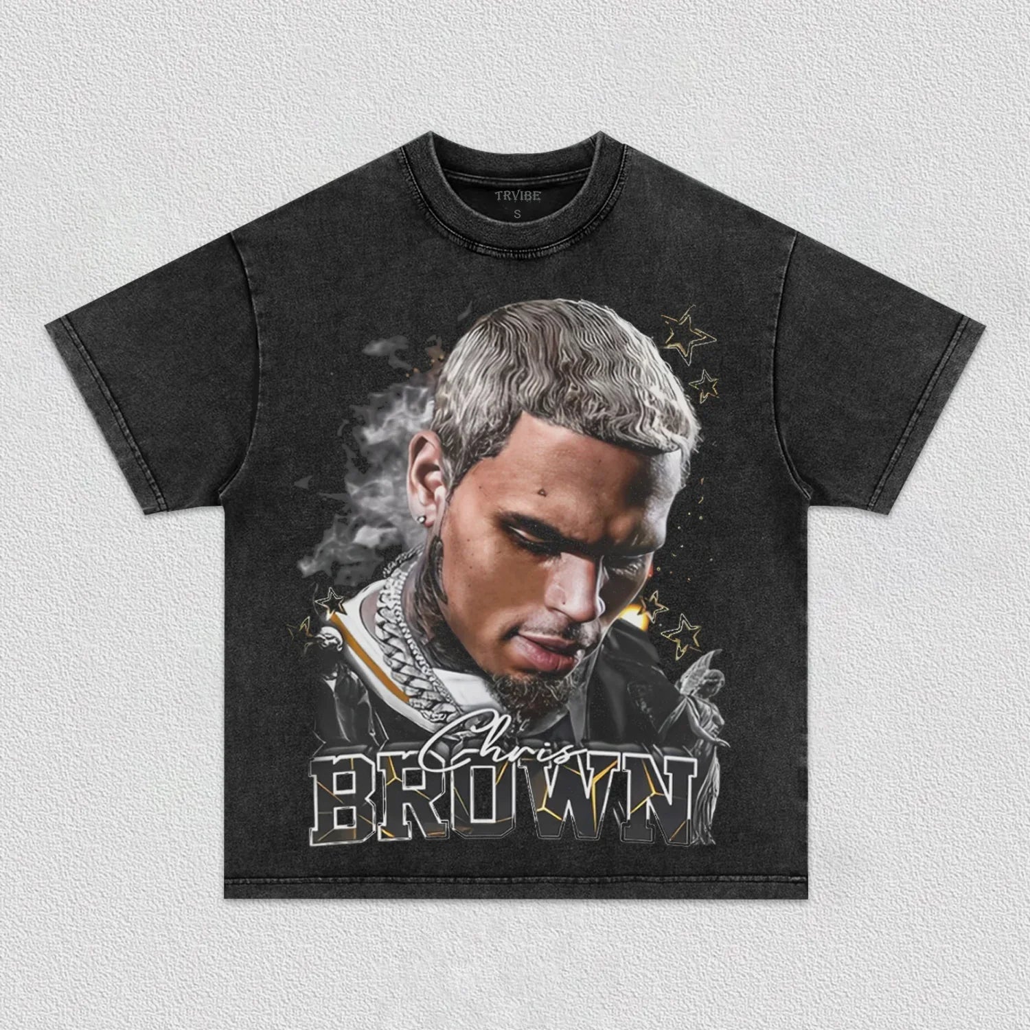 Chris Brown: Music Icon Tee V7 PEPPER TEE Chrisbrown MUSIC POP