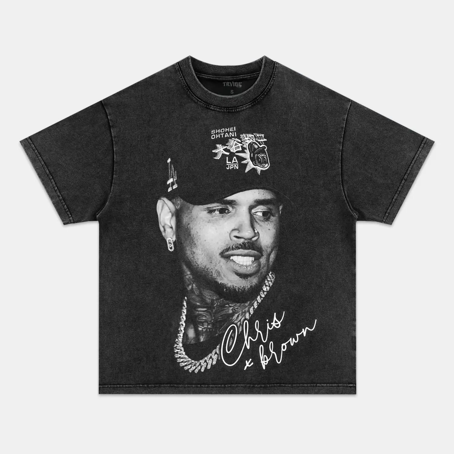Chris Brown: Music Icon Tee V10 PEPPER TEE Chrisbrown HIP HIP HOP HIPHOP MUSIC POP