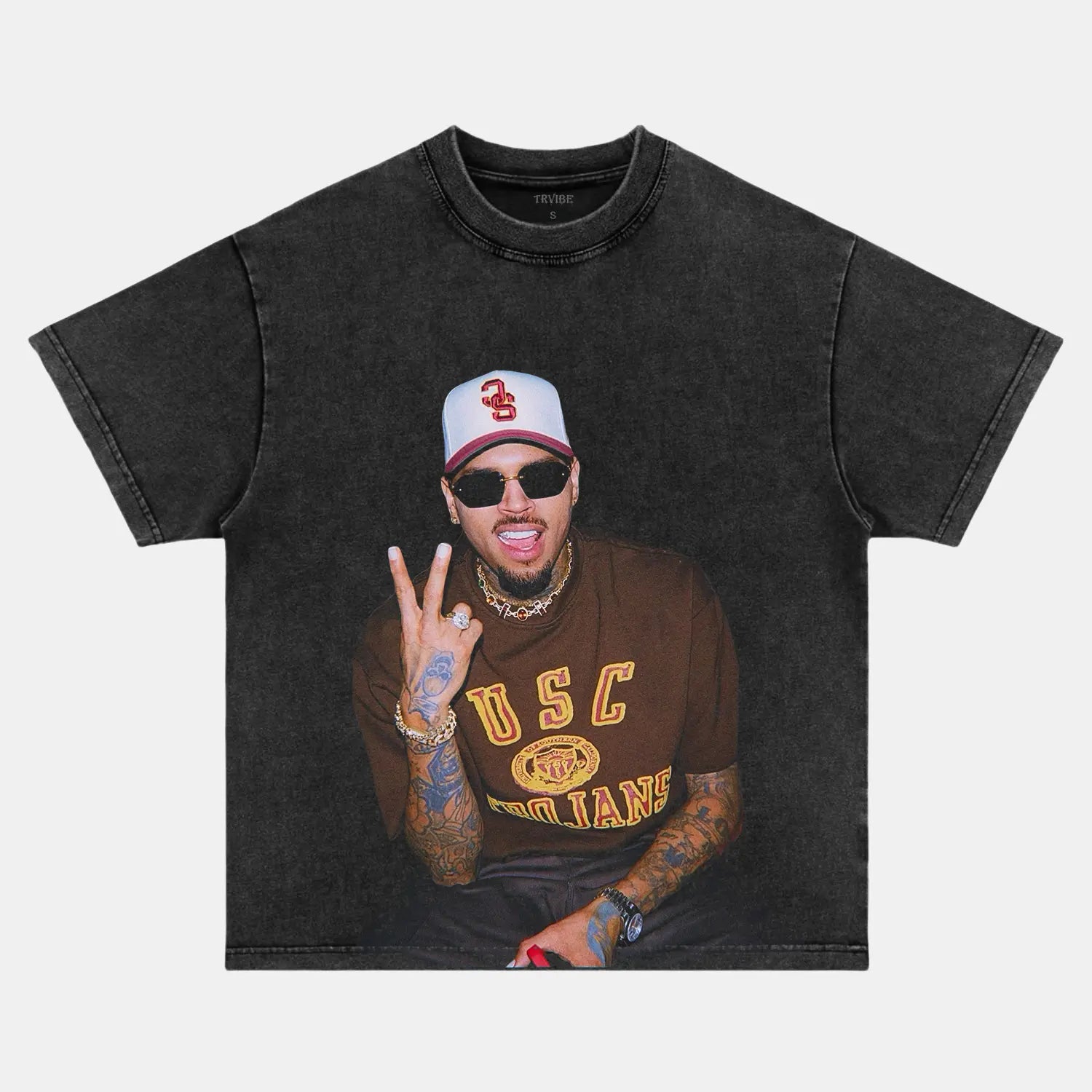 Chris Brown: Music Icon Tee V3 Chrisbrown HIP HOP MUSIC POP