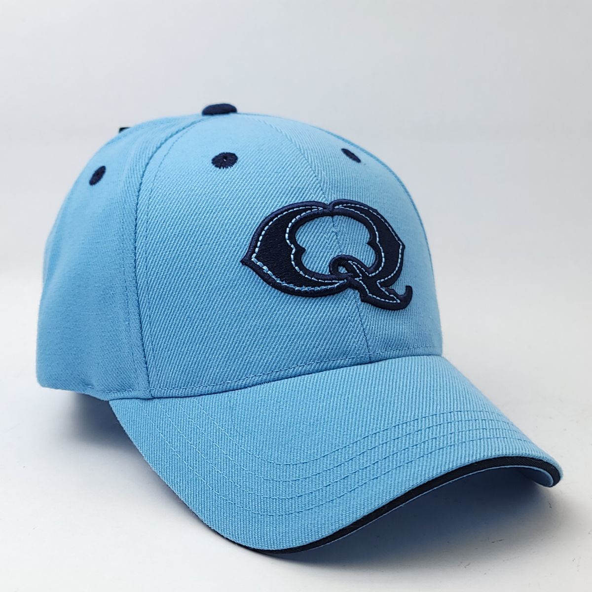 Letter "Q" Cap - Sky Blue, Adjustable OSFA Light Blue Military & More