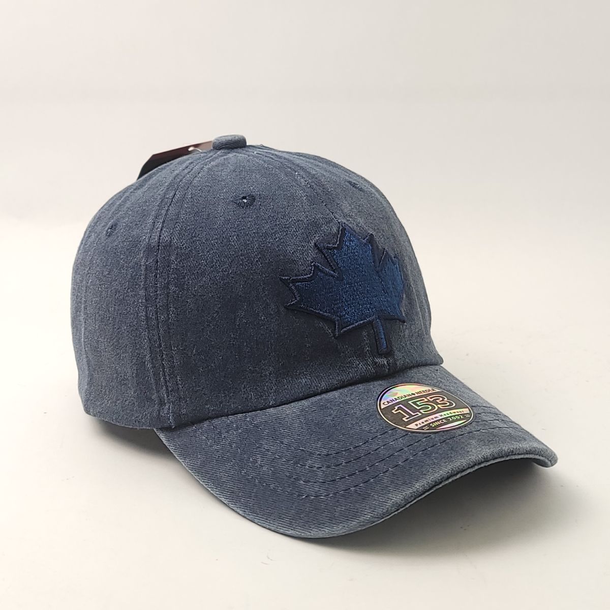 Canada Leaf Cap - Pigment Washed Cotton with 3D Leaf Logo, Multi-Coloured Best Canada Cap Dad Seller