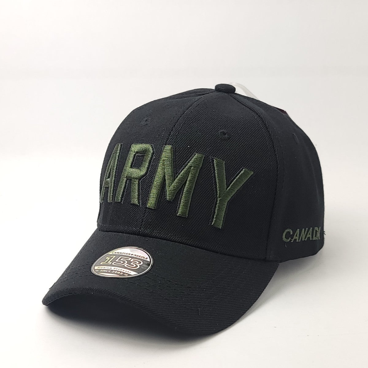 ARMY Cap - Classic Baseball Cap with 3D ARMY Logo, Multi-Coloured, Adjustable ARMY Canada Cap Caps