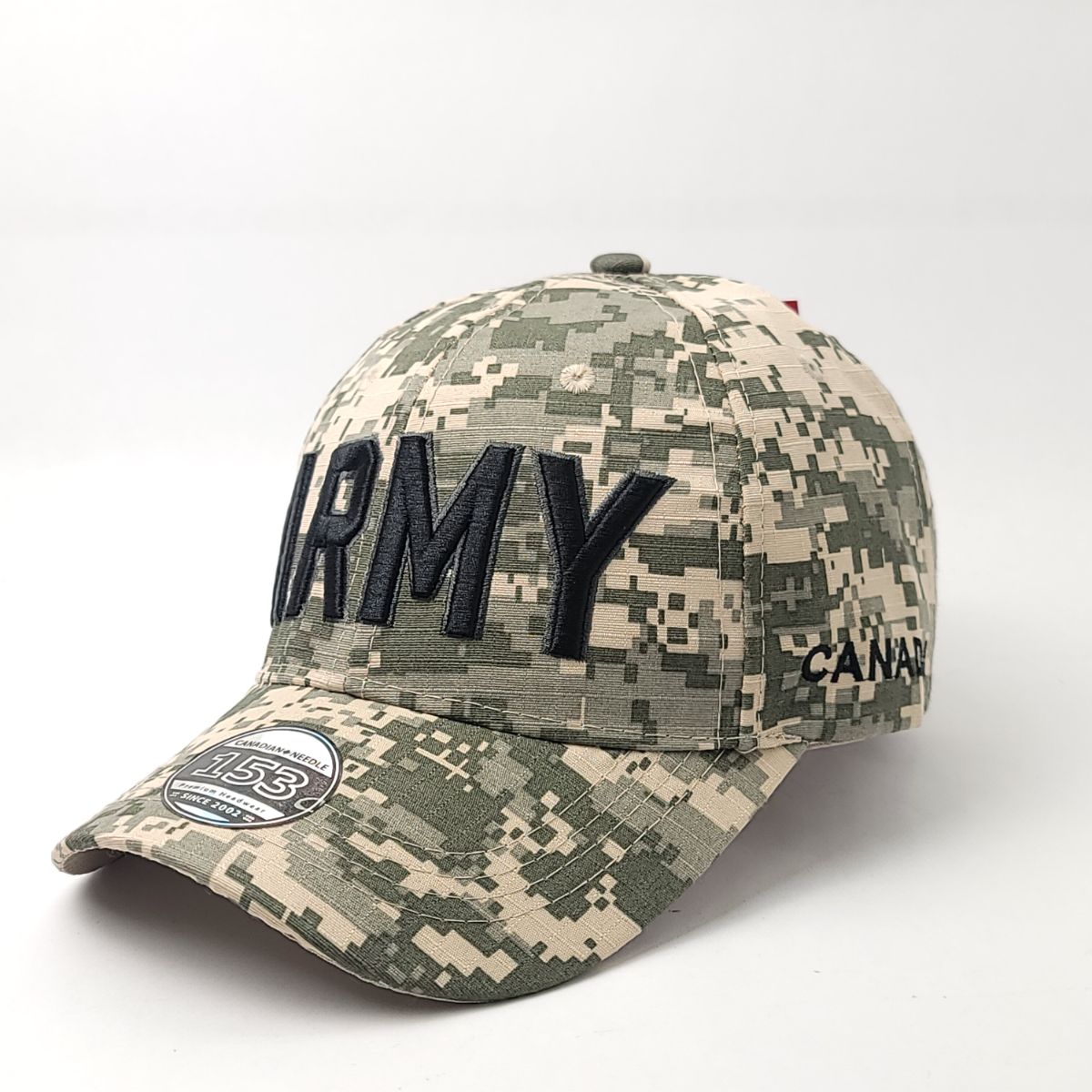 ARMY Cap - Classic Baseball Cap with 3D ARMY Logo, Multi-Coloured, Adjustable ARMY Canada Cap Caps