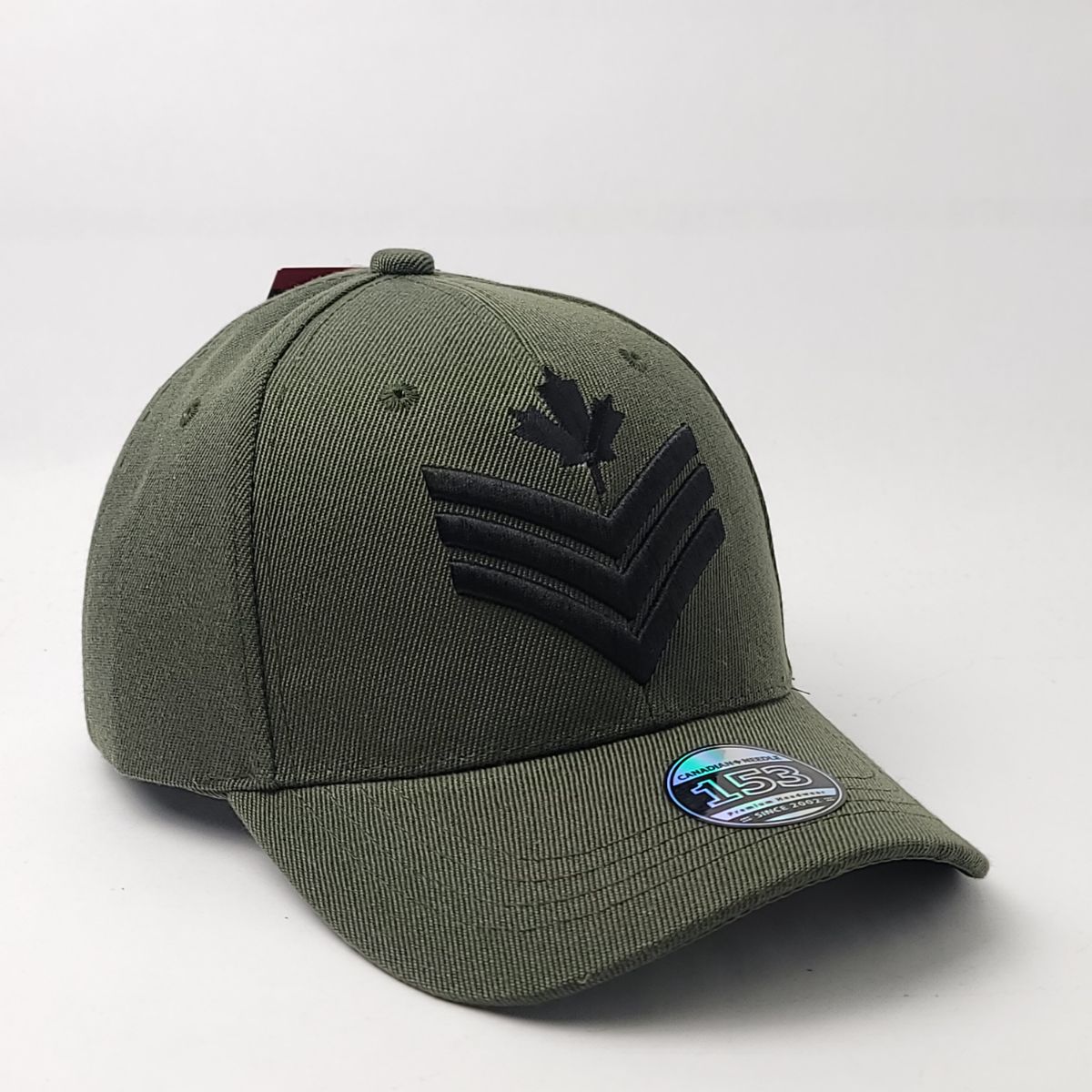 Sergeant Cap - Classic Baseball Cap with 3D Logo, Multi-Coloured Canada Cap Sergeant