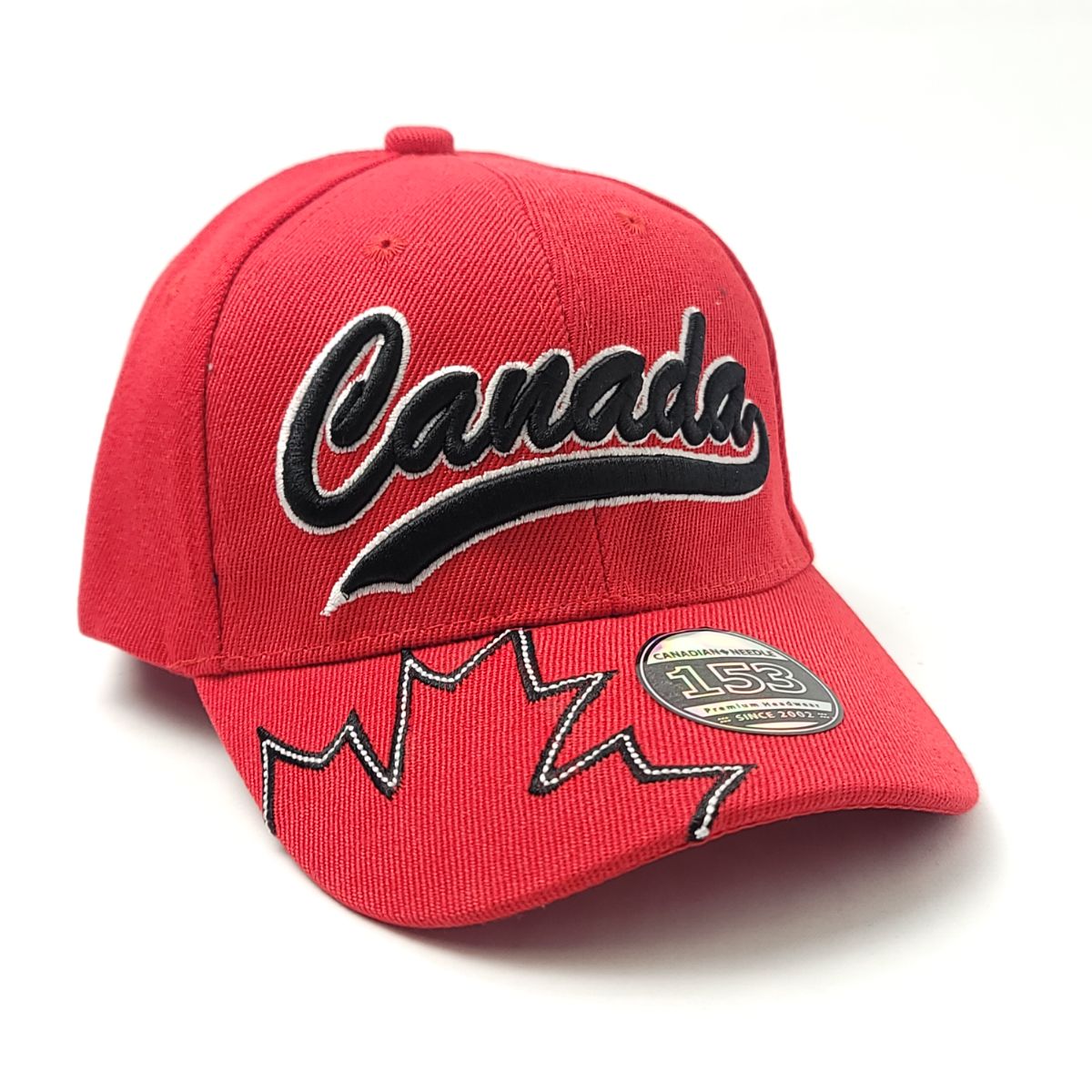 Toddler - Canada Banner Cap - Royal & Red Colours, Toddler Size Red Toddler Canada Cap Canada Toddler Youths