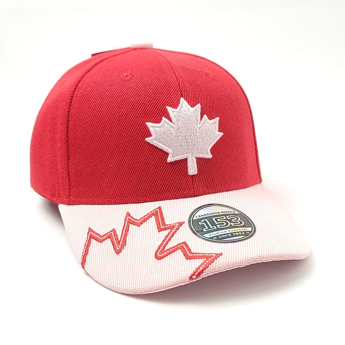 Toddler - Canada Leaf Cap - 1602T Multi-Coloured, Toddler Size Red & Pink 2 Tone Toddler Canada Cap Canada Youth Youths