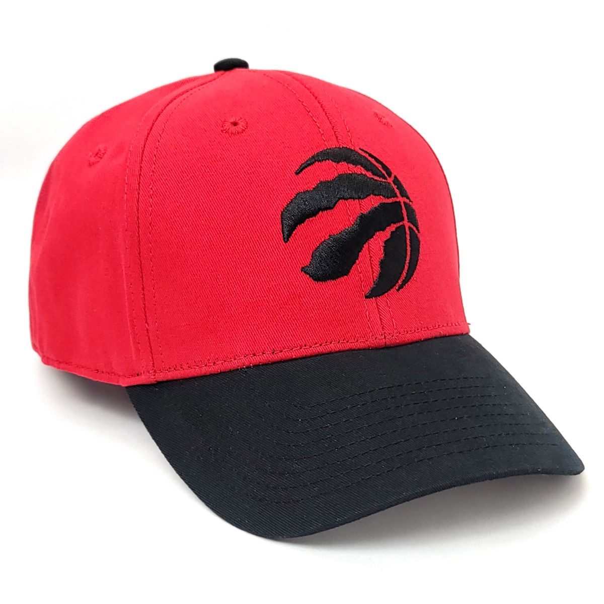 Toronto Raptors Cap - Basic, Red & Black 2 Tone with Alt logo, Adjustable BSRD2TALTOS Raptors Toronto