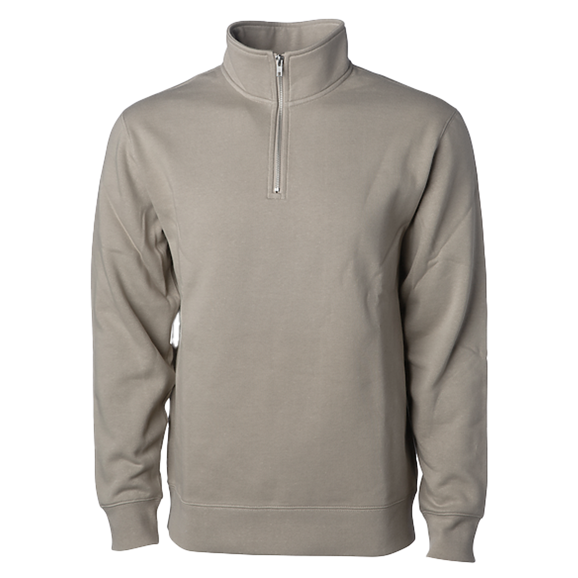 SS4600QZ - Midweight Quarter Zip Cement 1/4 ZIP COTTON / POLYESTER INDEPENDENT MEN MIDWEIGHT QUARTER ZIP REGULAR SS4600QZ STANDARD SUPPLY tearaway