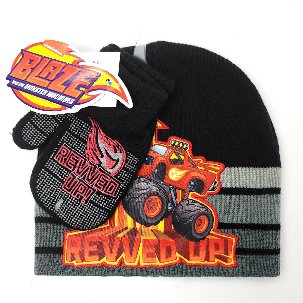 Toddler - Blaze knit, 2pcs set, Winter hat & Mittens set Youths