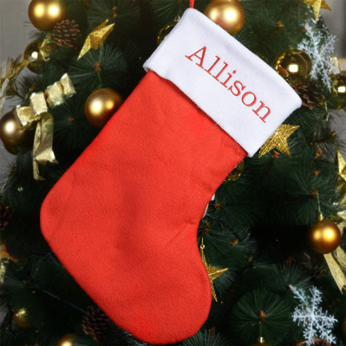 Custom Christmas Stocking with Embroidered Name christmas stockings