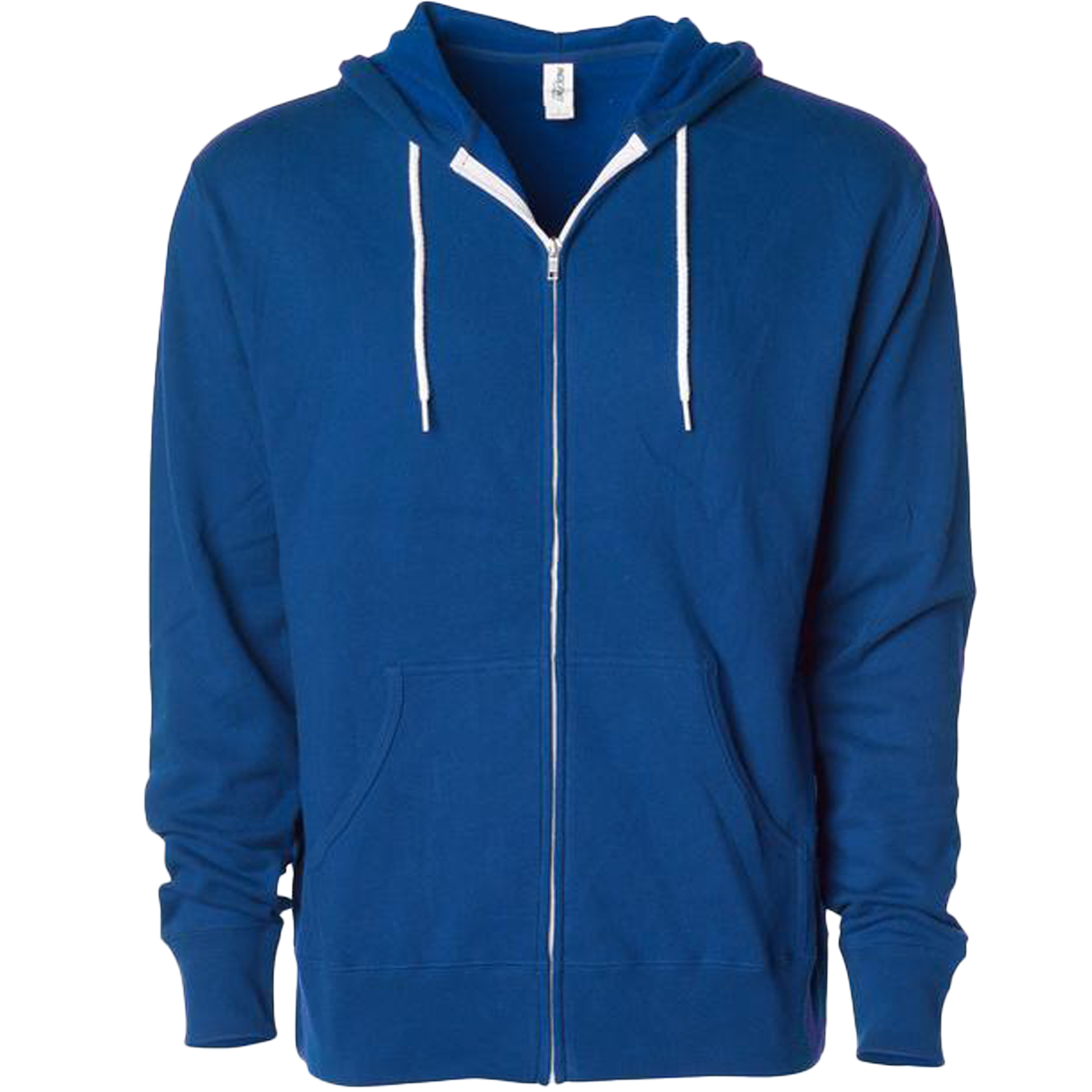 AFX90UNZ - Unisex Zip Hooded Sweatshirts Cobalt COTTON / POLYESTER FITTED fleece INDEPENDENT Lightweight REGULAR shsdparentproduct tearaway UNISEX