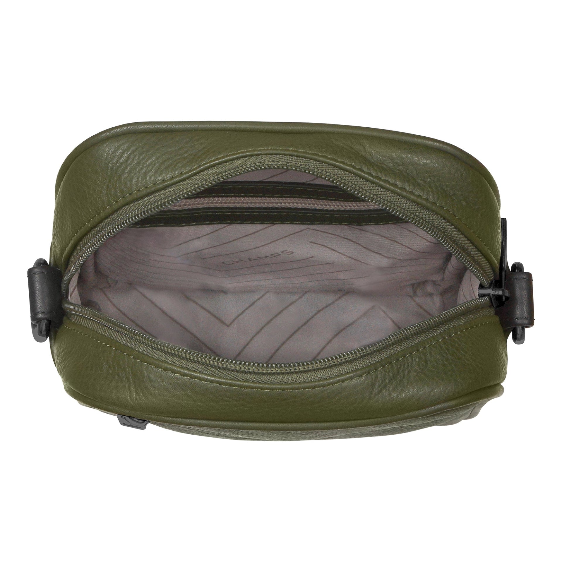 Onyx / Leather Vertical Cross-Body Bag Champs Luggage Shopify Collective