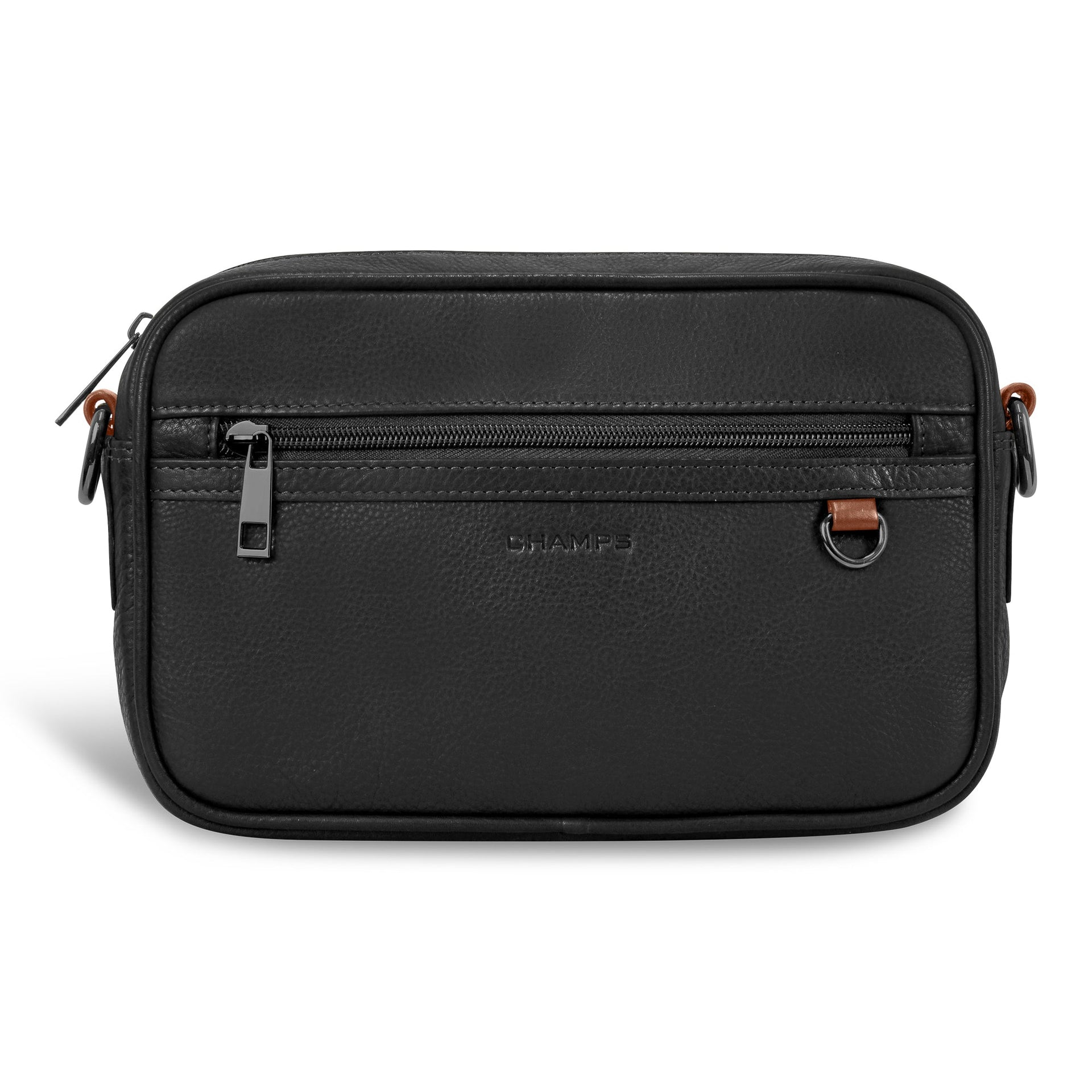 Onyx / Leather Camera Bag Champs Luggage Shopify Collective