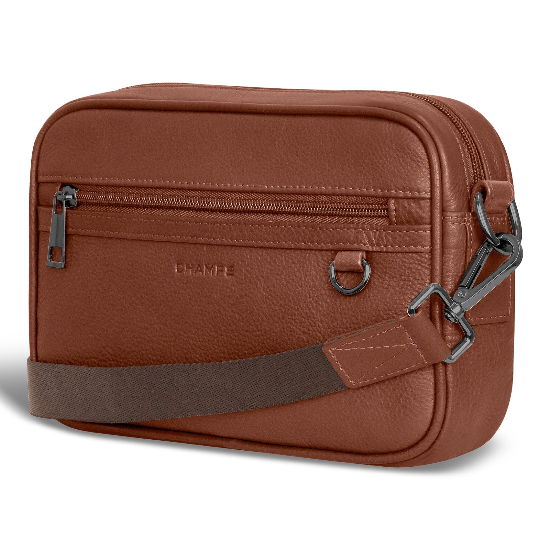 Onyx / Leather Camera Bag Champs Luggage Shopify Collective