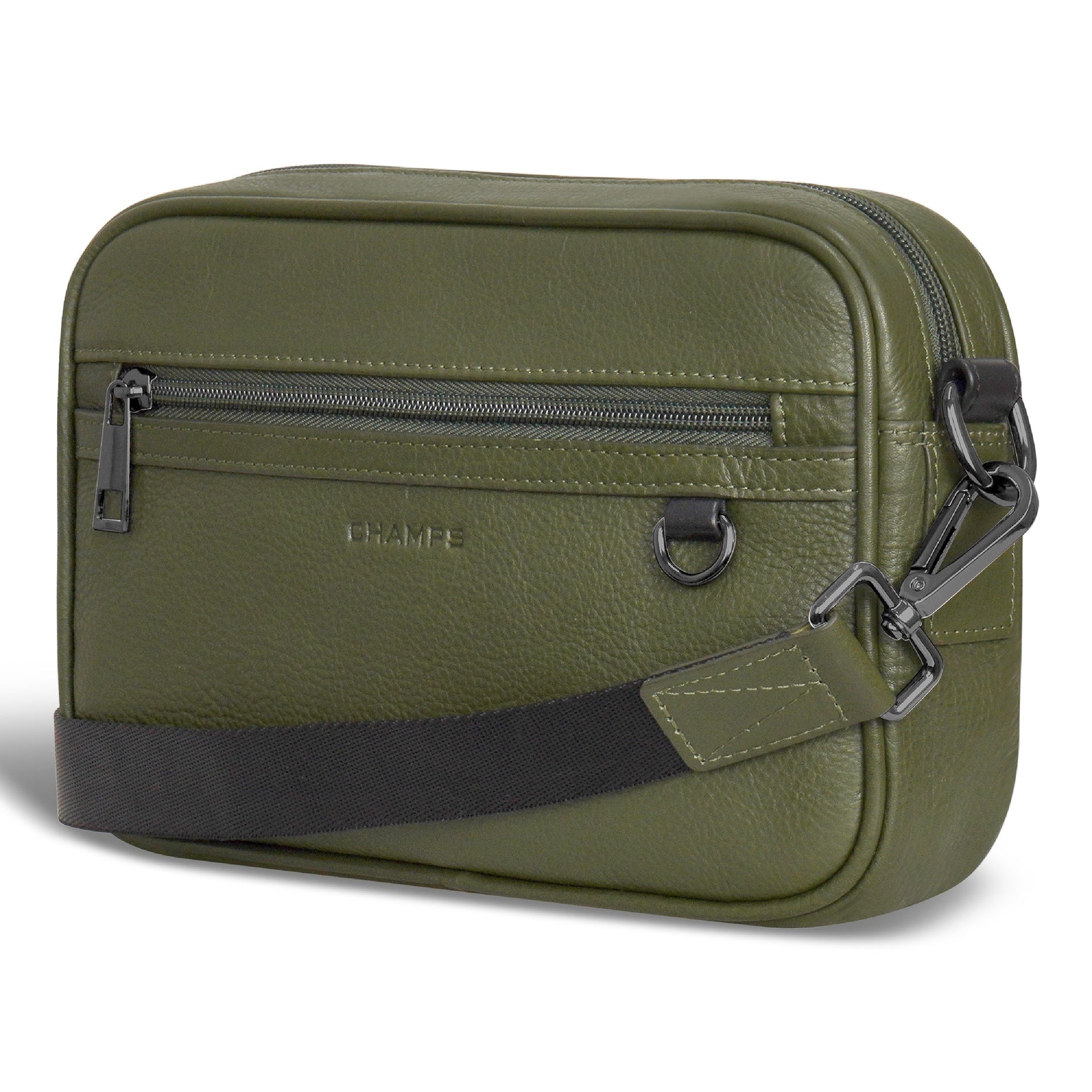 Onyx / Leather Camera Bag Champs Luggage Shopify Collective