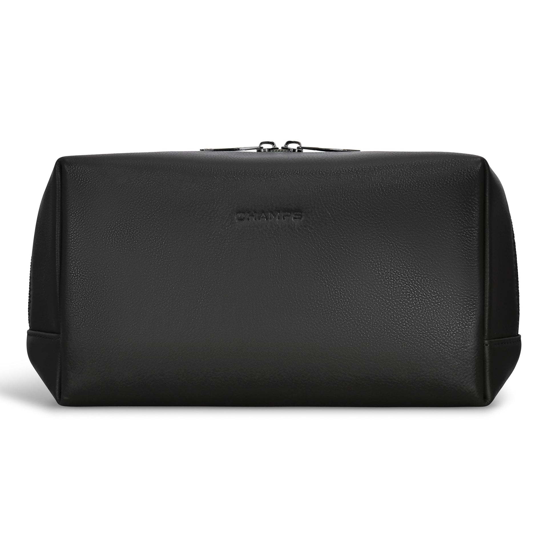 Onyx / Leather Toiletry Bag Black Champs Luggage Shopify Collective