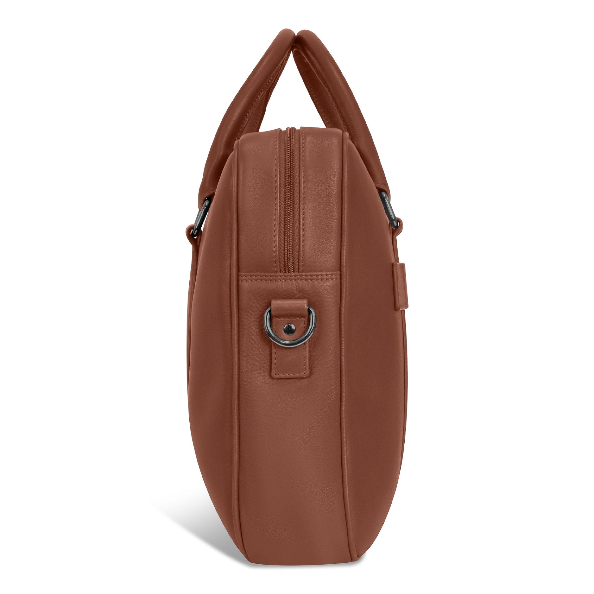 Onyx / Leather Slim Briefcase Champs Luggage Shopify Collective