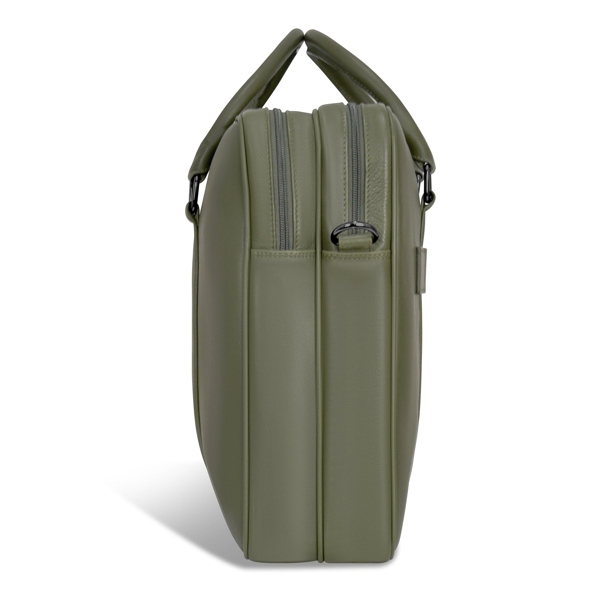 Onyx / Leather Briefcase Champs Luggage Shopify Collective