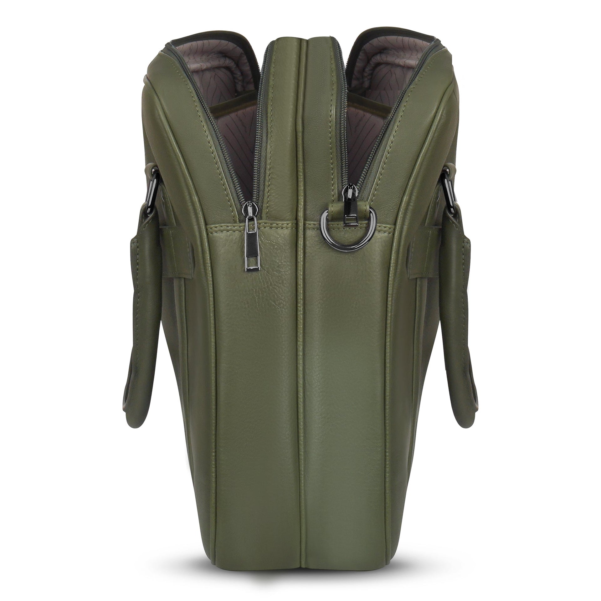 Onyx / Leather Briefcase Champs Luggage Shopify Collective