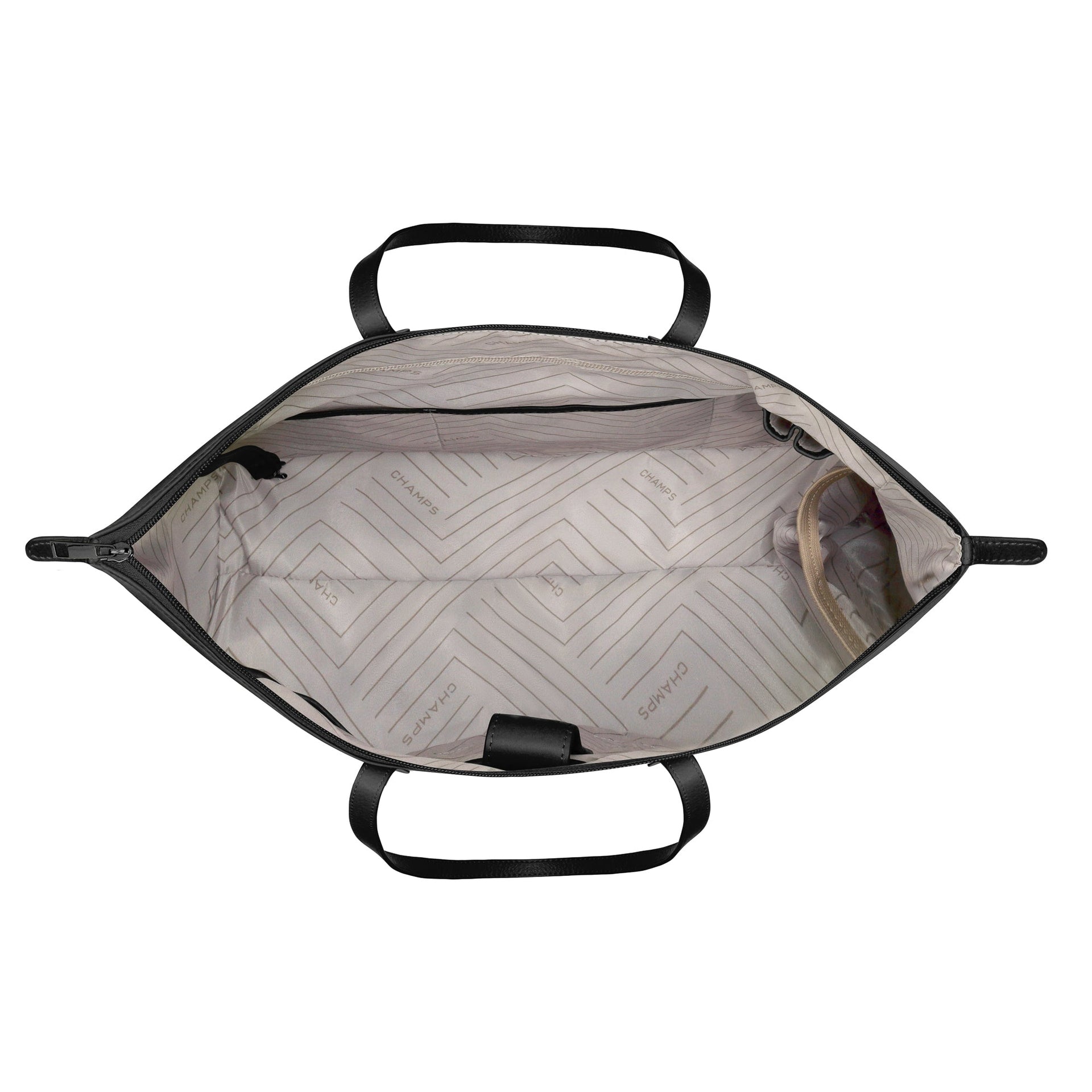 Onyx / Leather Business Tote Champs Luggage Shopify Collective