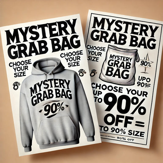 Mystery Grab Bag: Hoodies & Tees – Surprise Styles, Mega Savings! Sweater adult sizes cheap hoodies cheap tees clearance deal clearance sale discount apparel grab bag hoodie sale mystery box mystery fashion mystery hoodie mystery t-shirt overstock hoodies overstock tees sample sale surprise box surprise clothing surprise discount surprise fashion t-shirt sale youth sizes