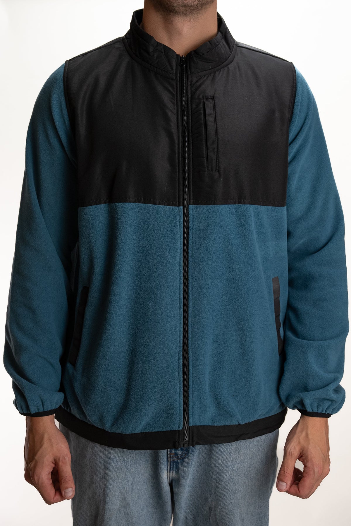 SEVEN TIDES Bradley, - Polar Fleece Jacket - Slate Blue, Slate Blue
