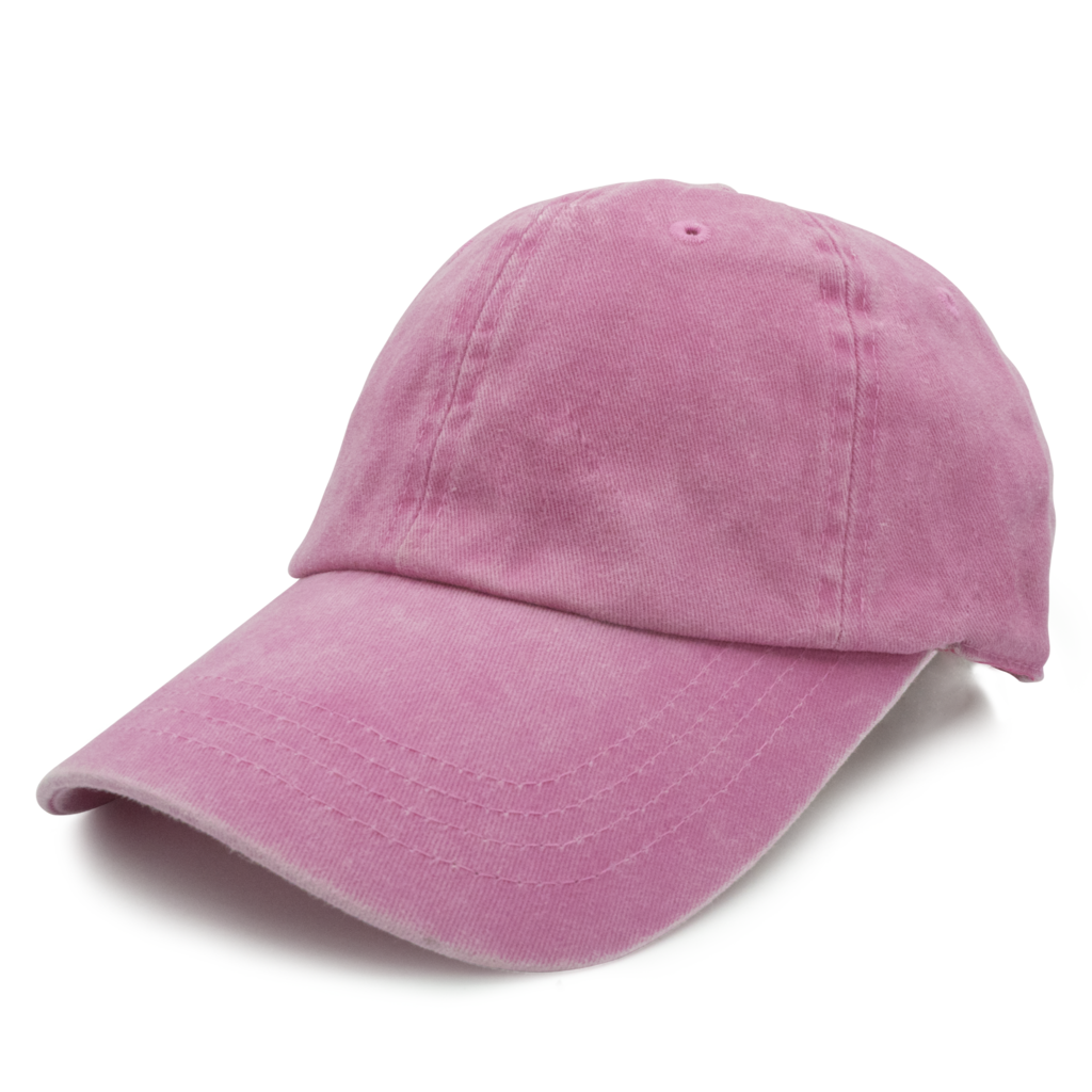 GN-1003 - Pigment Dye Cap Pink one size 1003 6 PANELS 6 PANELS - UNSTRUCTURED ADJUSTABLE BUCKLE BUCKLE STRAP casquette CLOSE OUT COTTON CURVE hat hats headwear low profile NISSI nissi caps PIGMENT Pigment Dye UNISEX UNSTRUCTURED