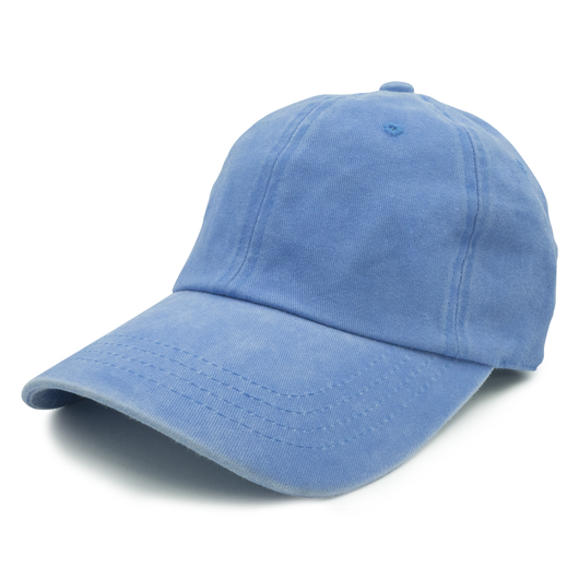 GN-1003 - Pigment Dye Cap Blue one size 1003 6 PANELS 6 PANELS - UNSTRUCTURED ADJUSTABLE BUCKLE BUCKLE STRAP casquette CLOSE OUT COTTON CURVE hat hats headwear low profile NISSI nissi caps PIGMENT Pigment Dye UNISEX UNSTRUCTURED