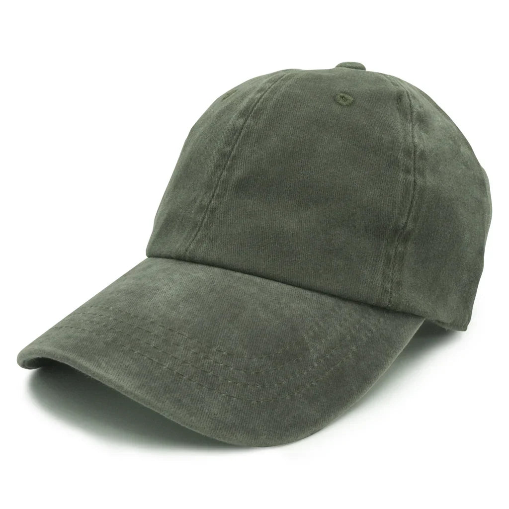 NISSI CAPS GN-1003, - Pigment Dye Cap, Dark Green