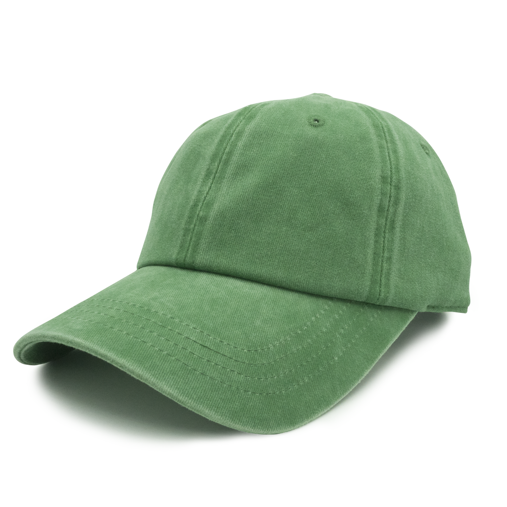 GN-1003 - Pigment Dye Cap Kelly Green one size 1003 6 PANELS 6 PANELS - UNSTRUCTURED ADJUSTABLE BUCKLE BUCKLE STRAP casquette CLOSE OUT COTTON CURVE hat hats headwear low profile NISSI nissi caps PIGMENT Pigment Dye UNISEX UNSTRUCTURED