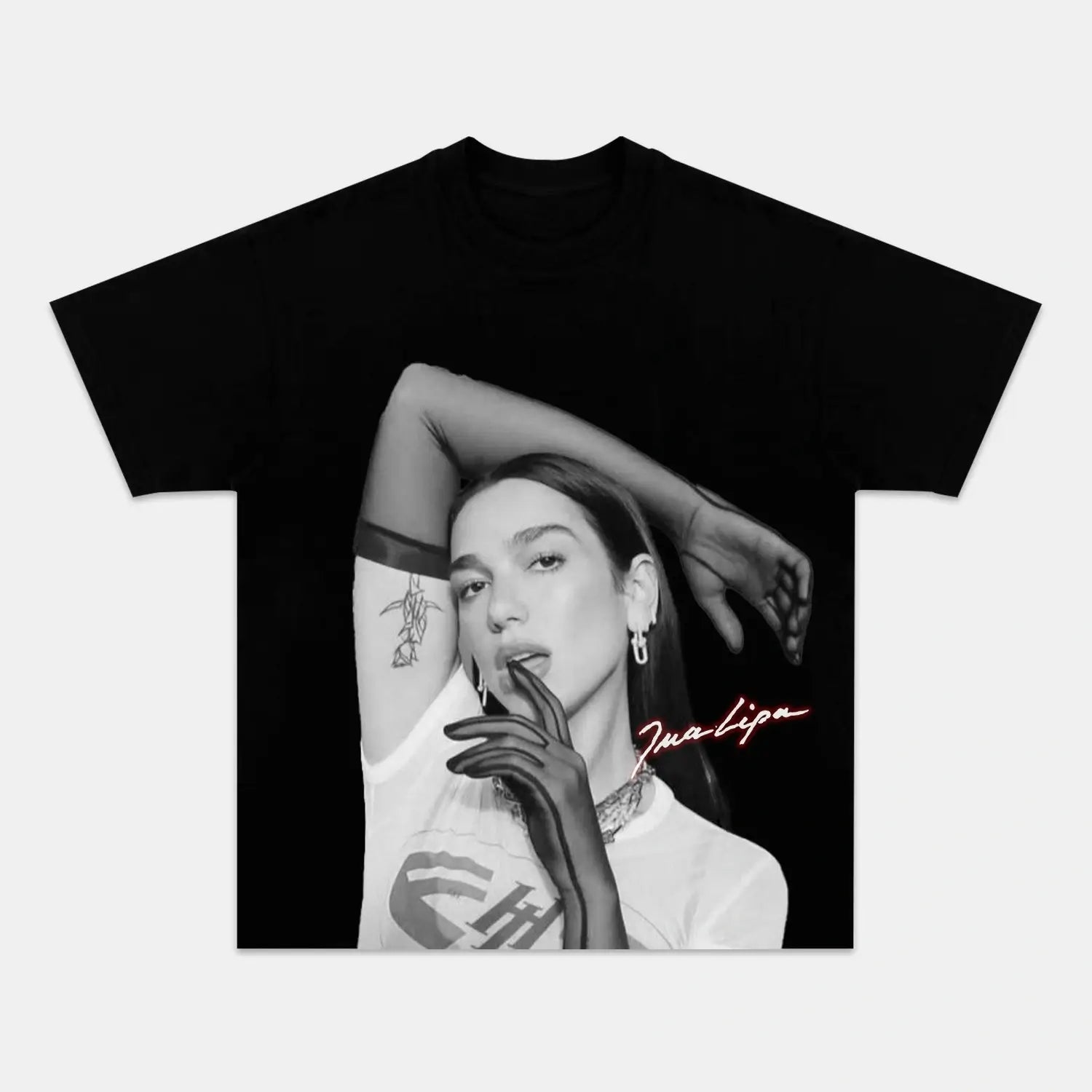 Dua Lipa: Music Icon Tee V15 DuaLipa MUSIC POP
