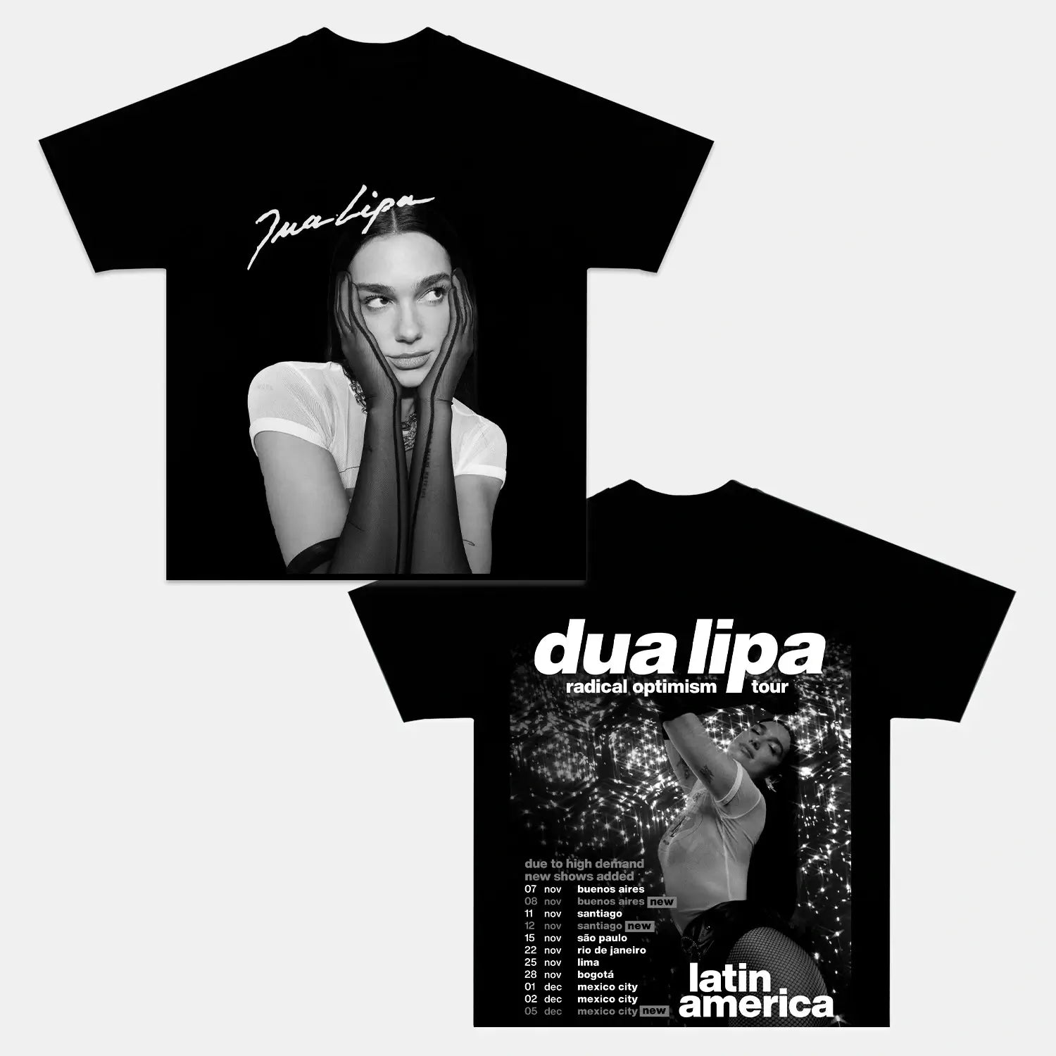 Dua Lipa: Music Icon Tee V13 DuaLipa MUSIC POP