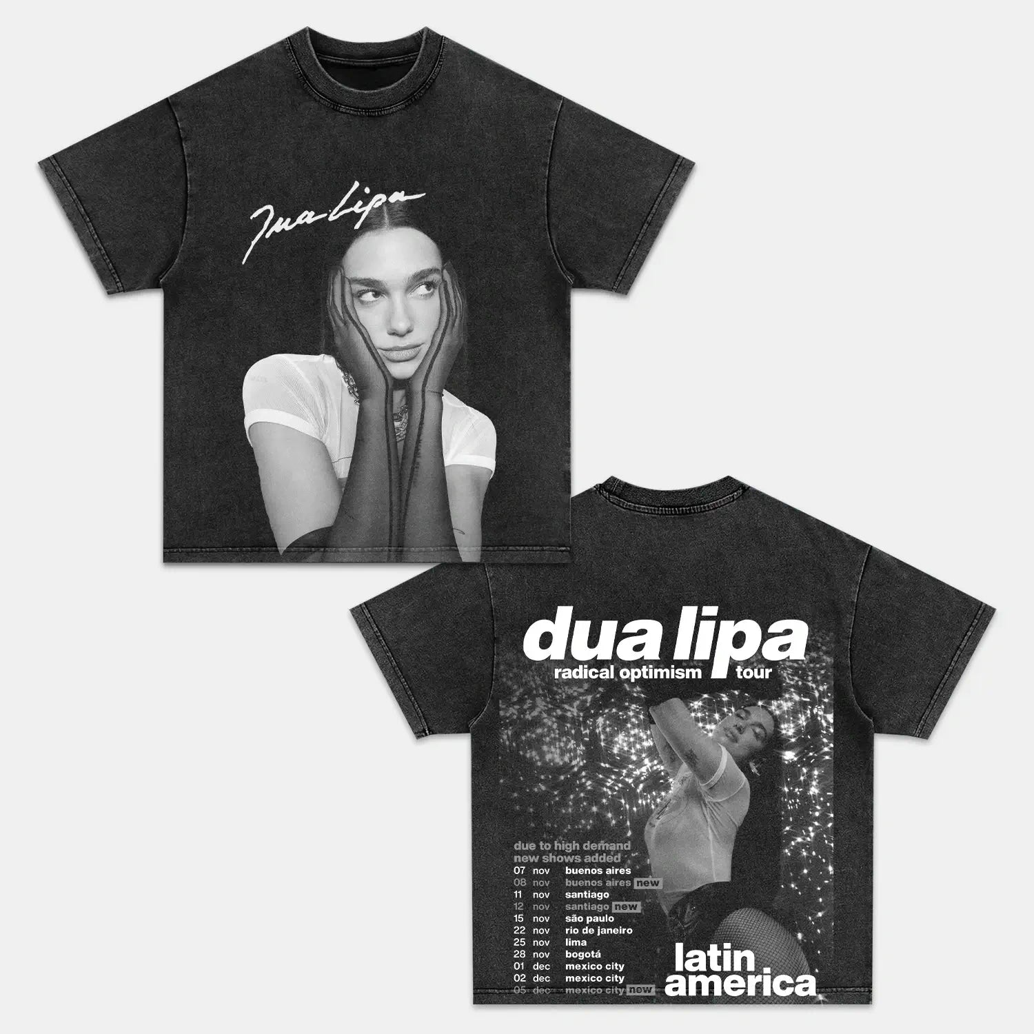 Dua Lipa: Music Icon Tee V13 PEPPER TEE DuaLipa MUSIC POP