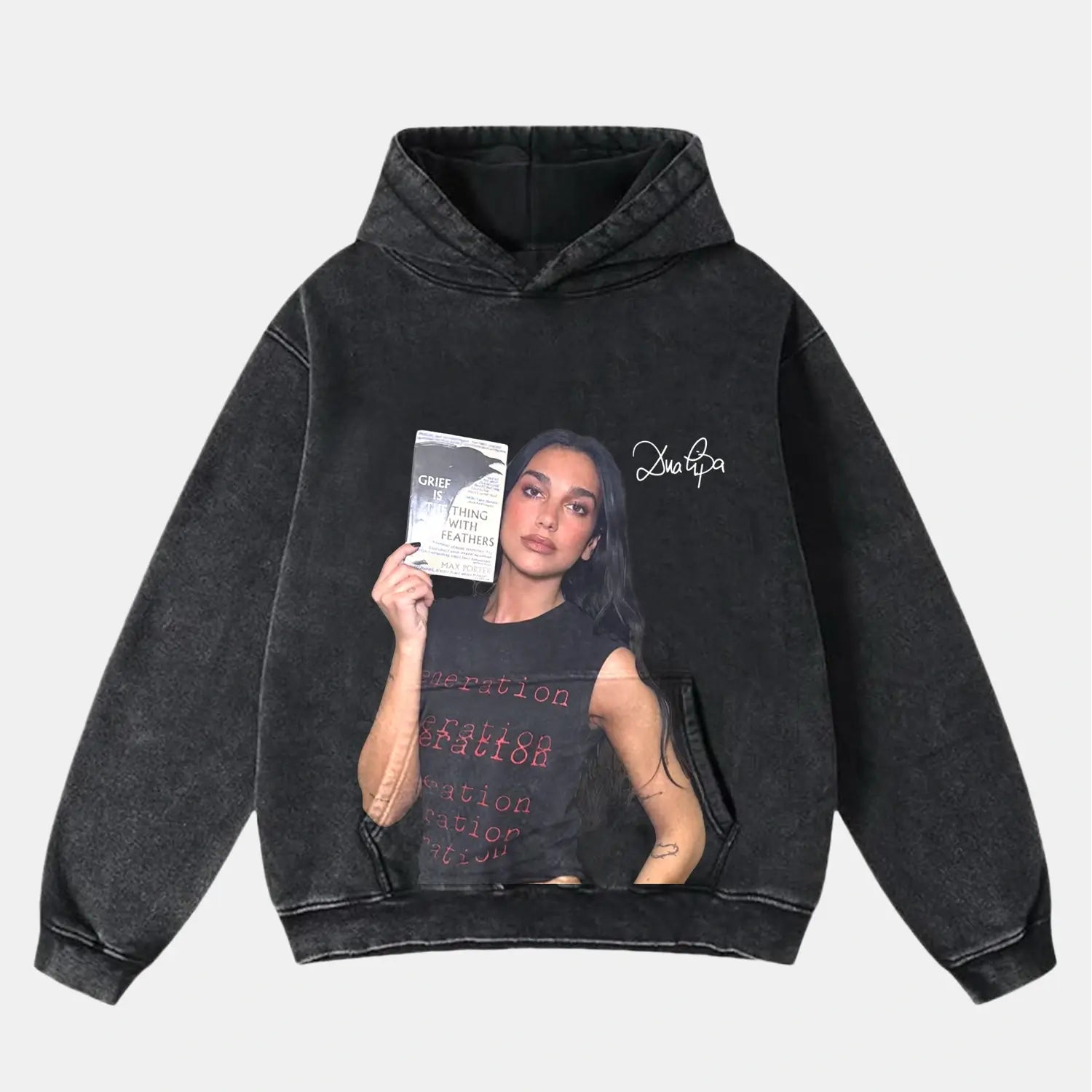 Dua Lipa: Music Icon Tee V8 PEPPER HOODIE DuaLipa MUSIC POP