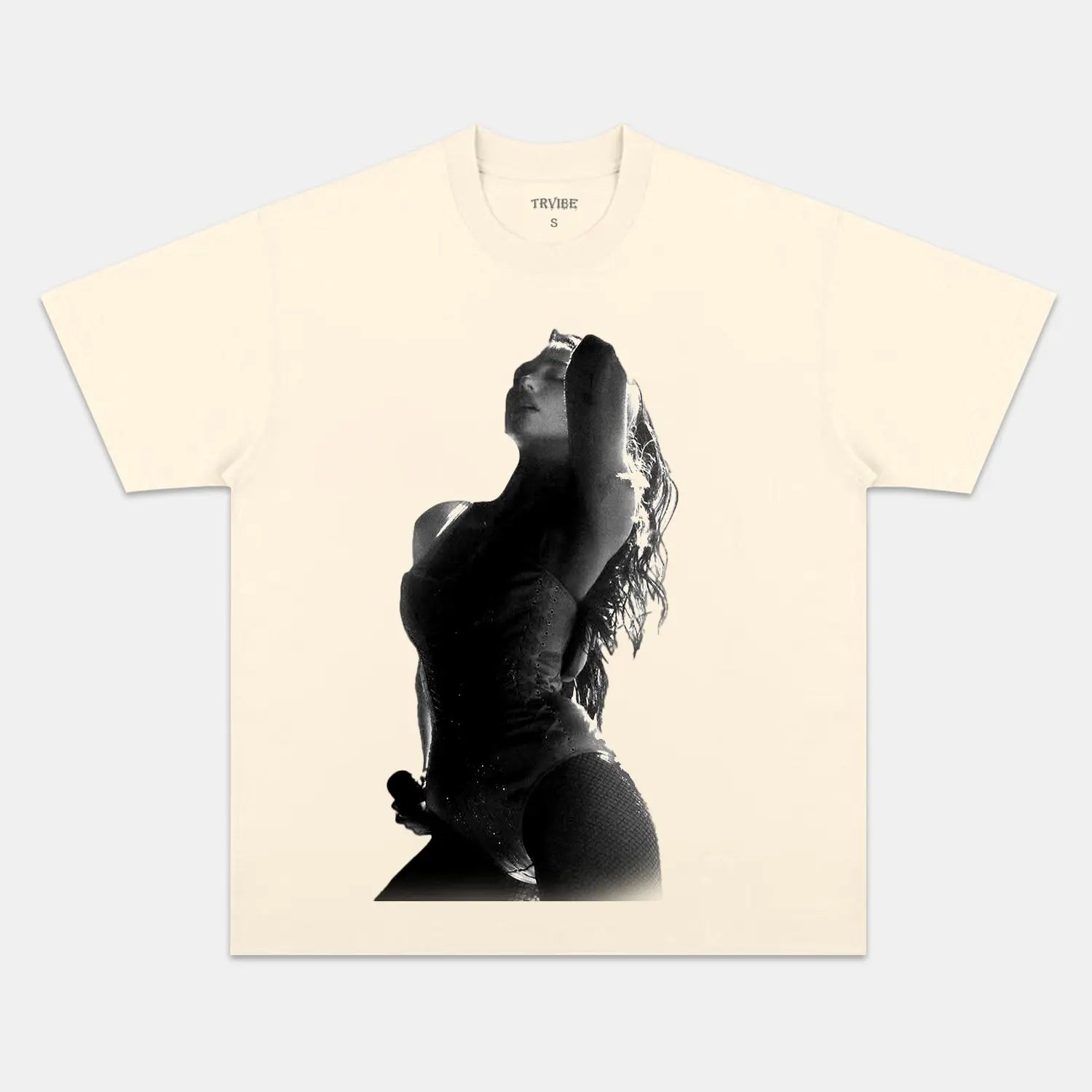 Dua Lipa: Music Icon Tee V9 IVORY TEE DuaL MUSIC POP