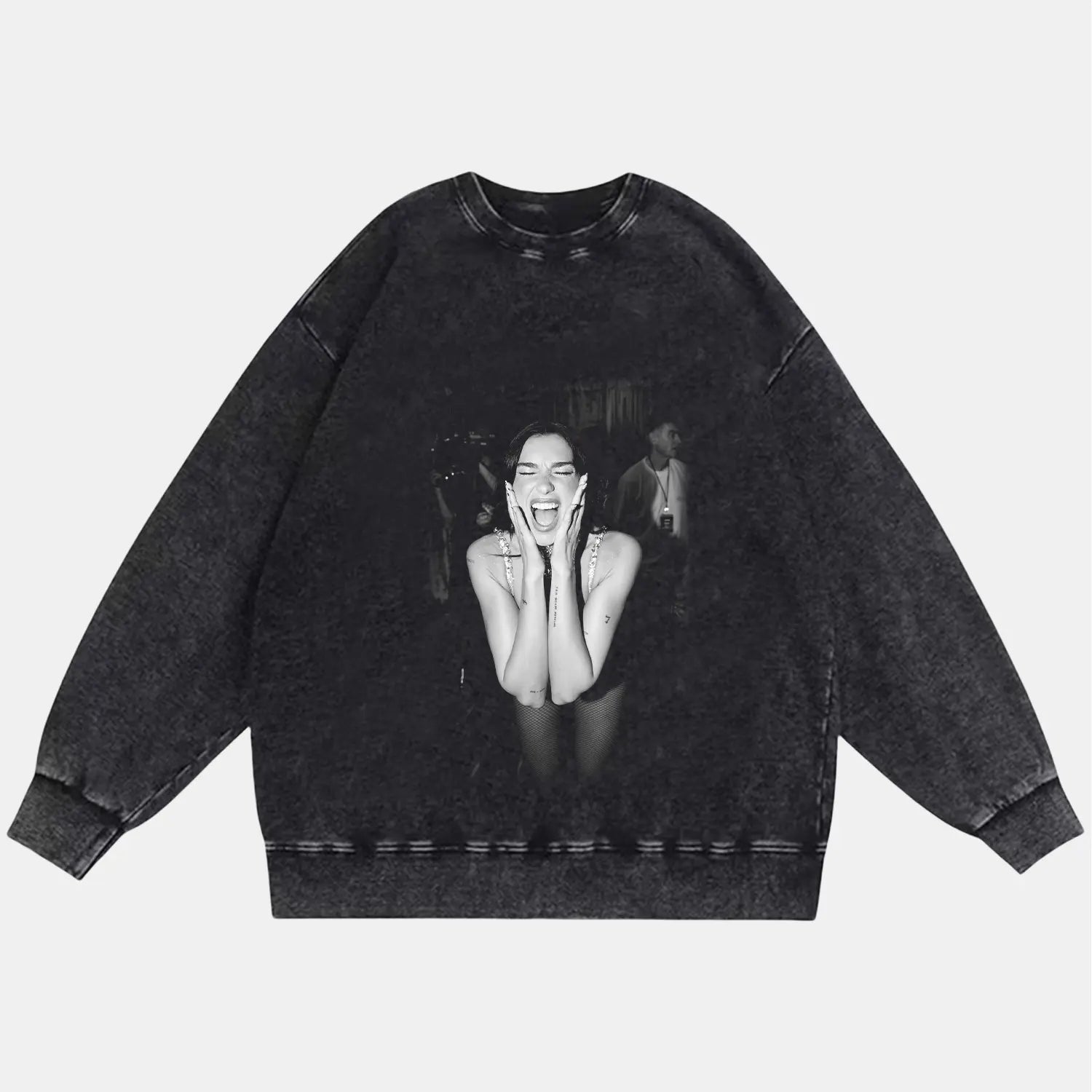 Dua Lipa: Music Icon Tee V3 PEPPER SWEATSHIRT DuaLipa HIP HOP MUSIC POP