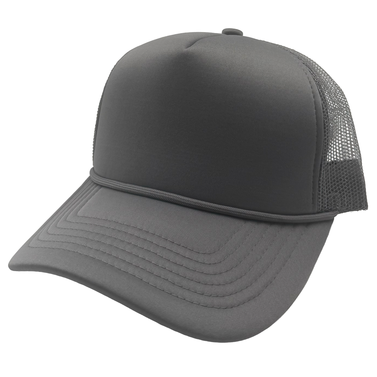 NISSI CAPS GN-1222FT, - Foam Trucker Cap, Dark Grey