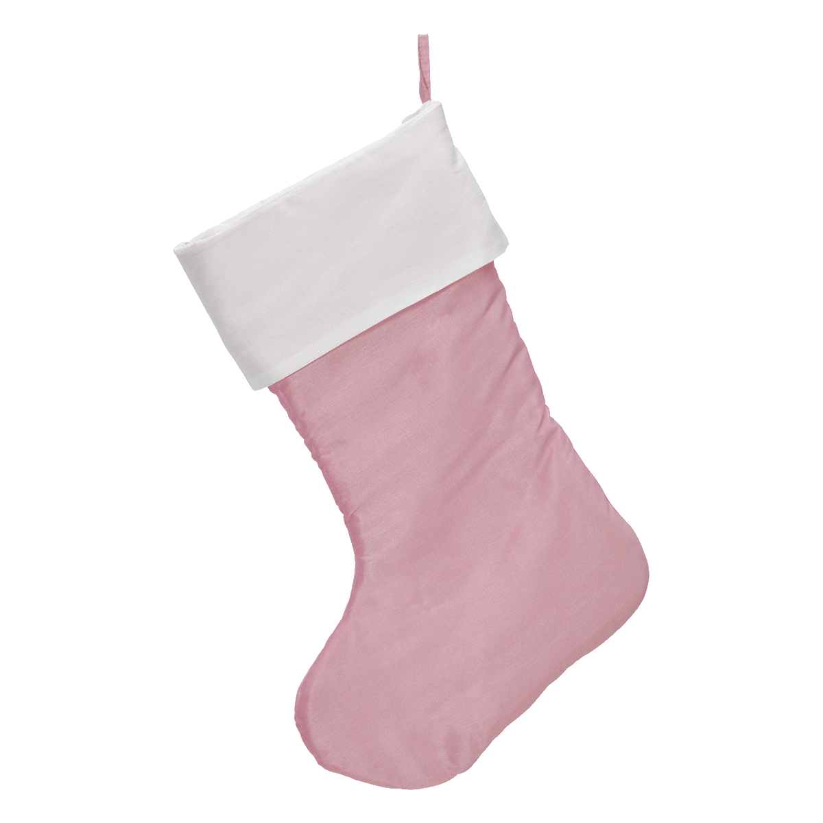 Embroider Buddy® Traditional Stocking Soft Pink decorations embroidable Embroider Buddy® holiday stocking