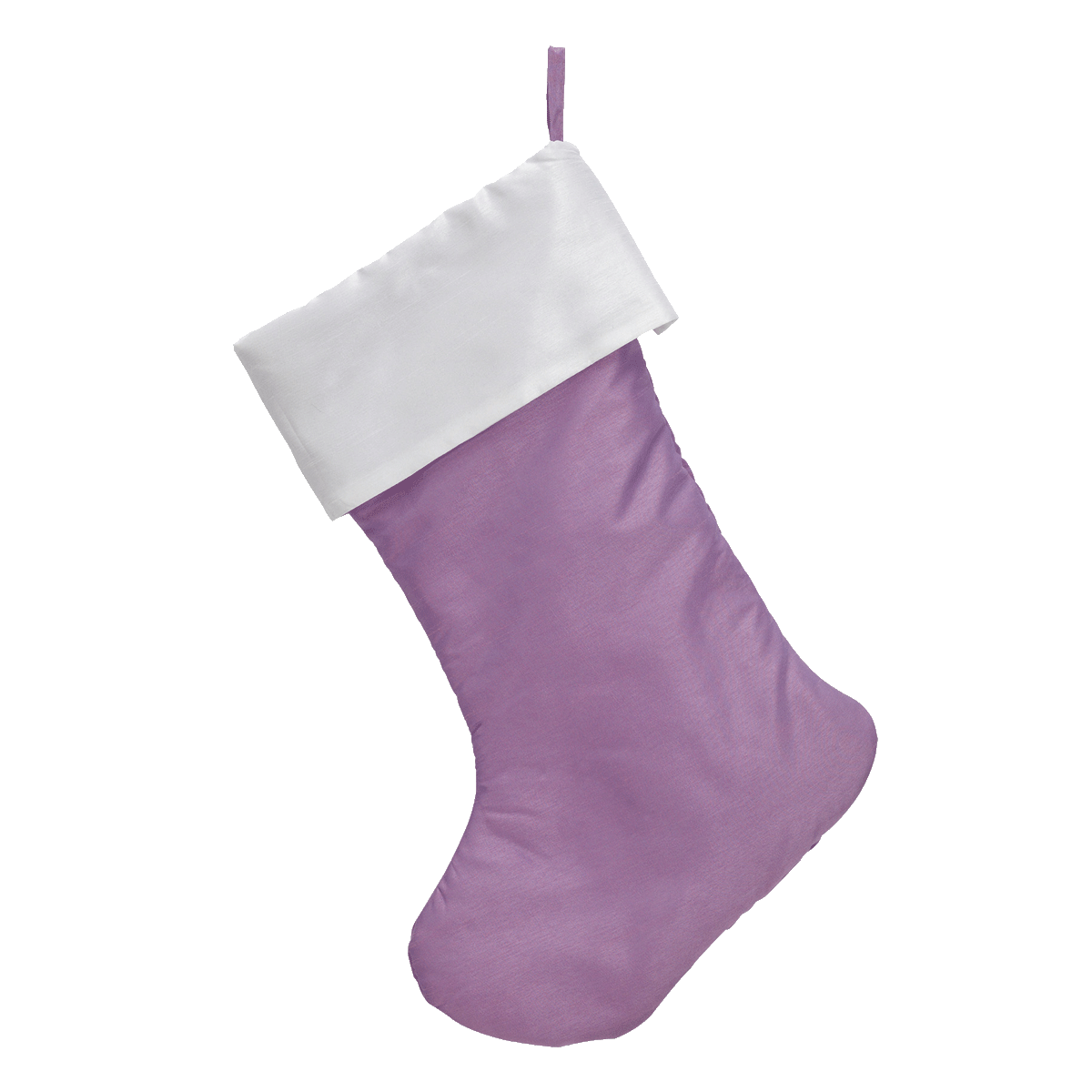 Embroider Buddy® Traditional Stocking Lilac Purple decorations embroidable Embroider Buddy® holiday stocking